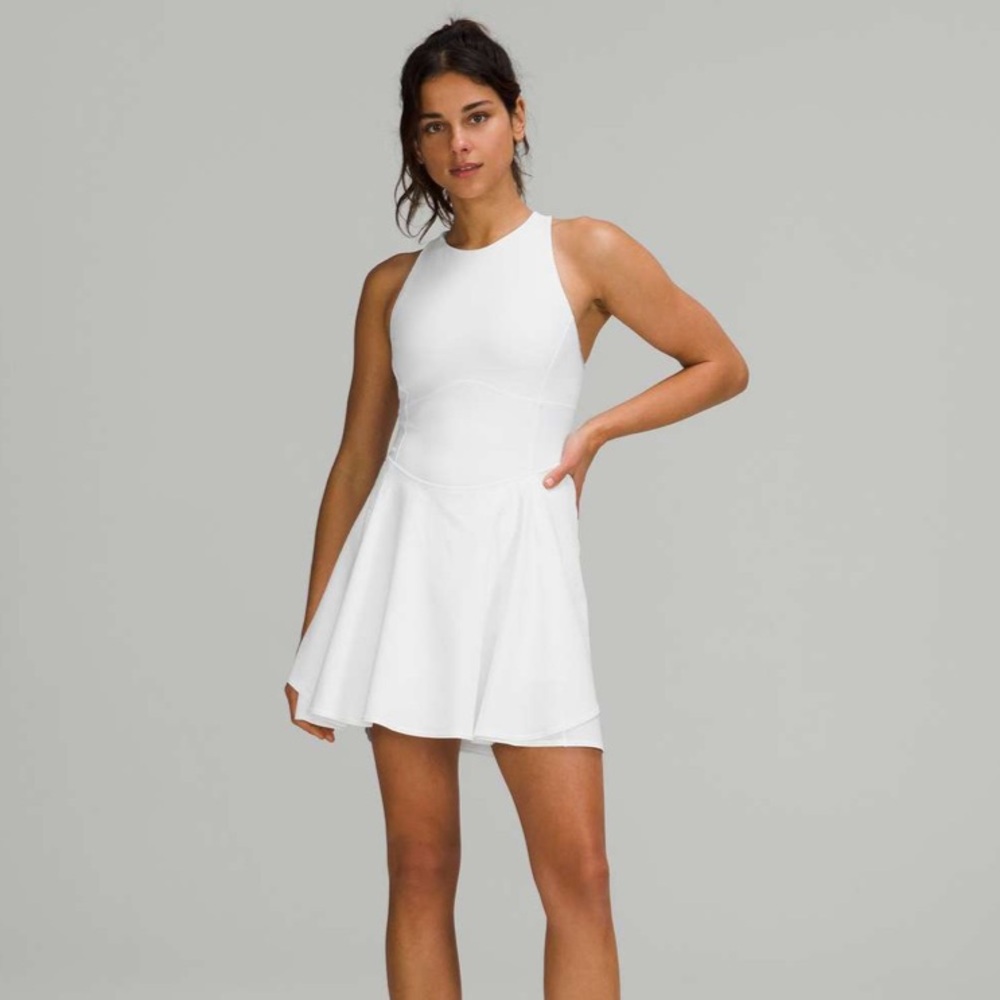Lululemon White Court Crush Tennis Dress - 4